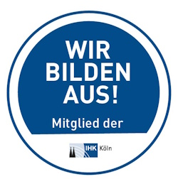 Wir bilden aus! Mitglied der IHK Köln
